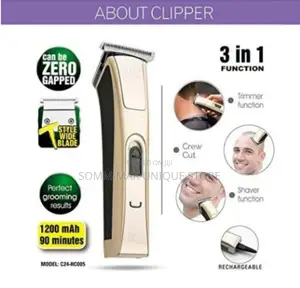 Rechargeable Wireless Balding Hair Clipper 1200mah