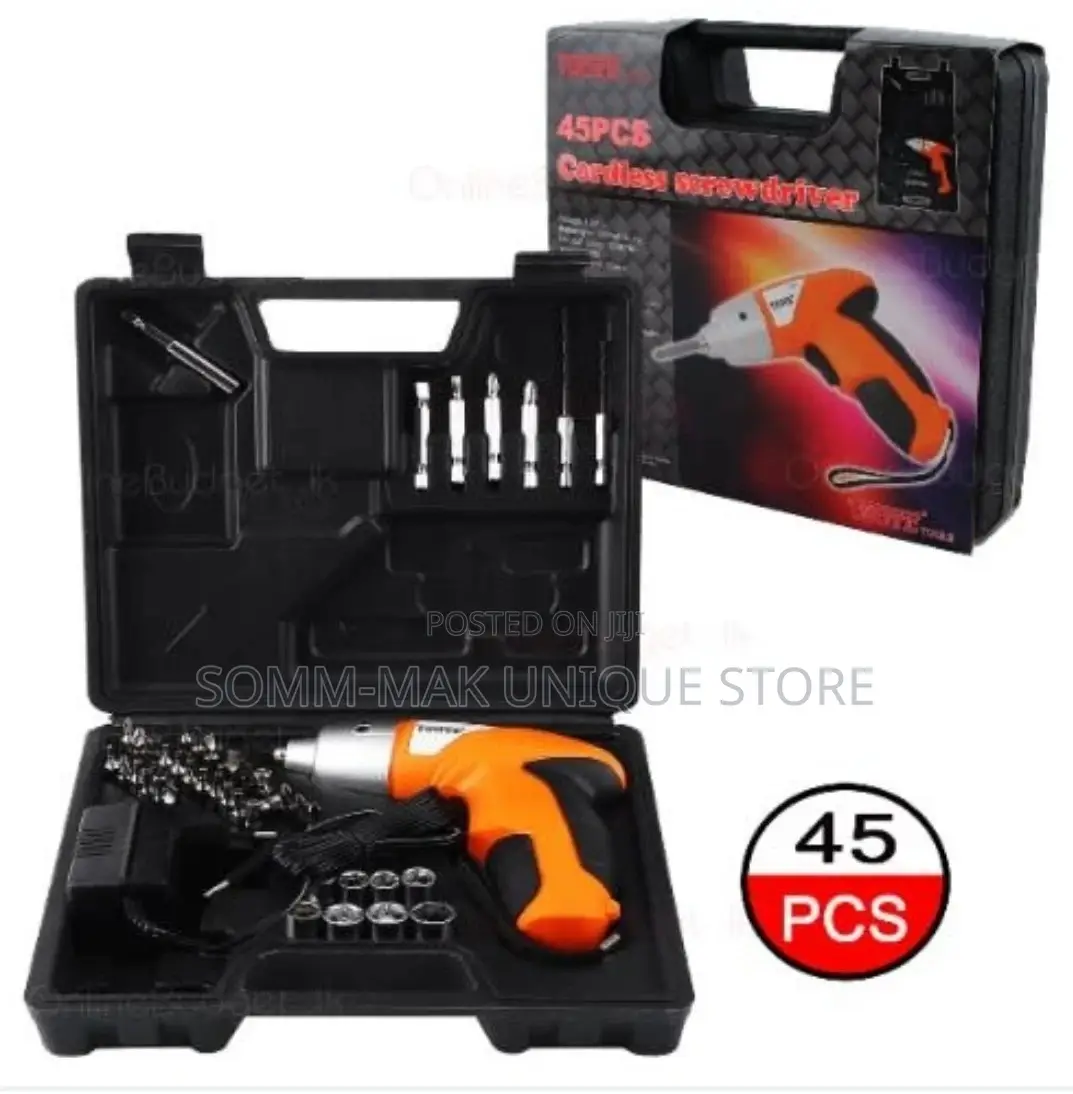 Tuoye Rechargeable Cordless Screwdriver Set - 45pieces