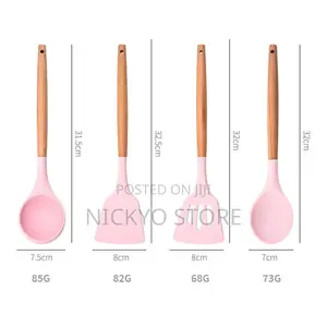 Multifunction Wood Handle Cooking Ware Set Silicone