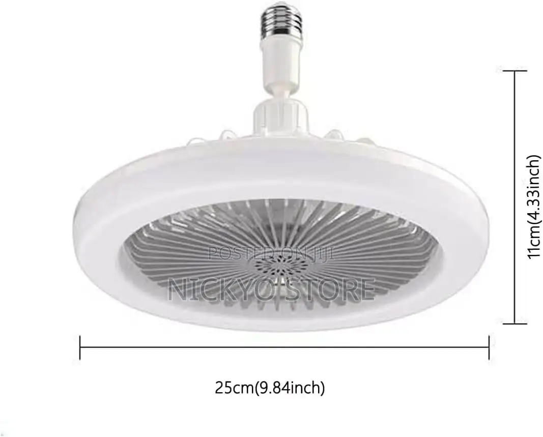 Smart Remote Control Led Fan Light
