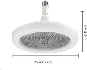 Smart Remote Control Led Fan Light
