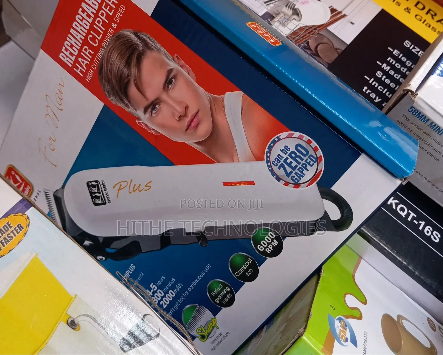 Rechargeable Clipper With 2000mah Battery