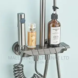 High Pressure Black Rainfall Shower Mixers