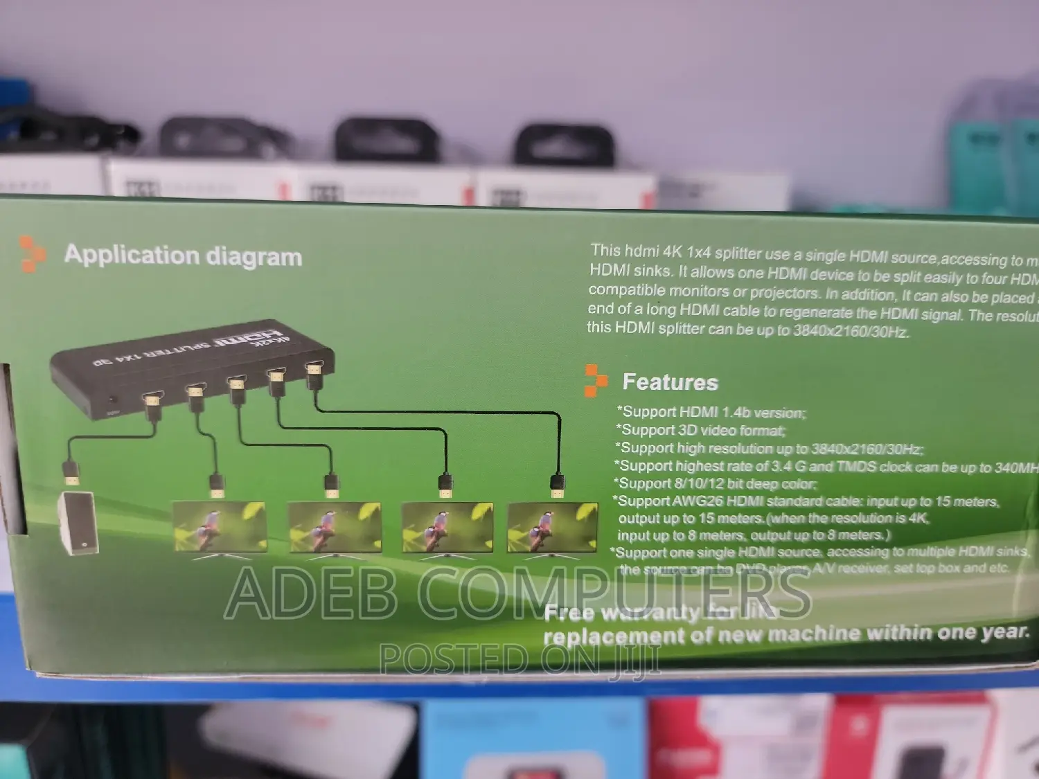 Hdmi Splitter 4 Ports