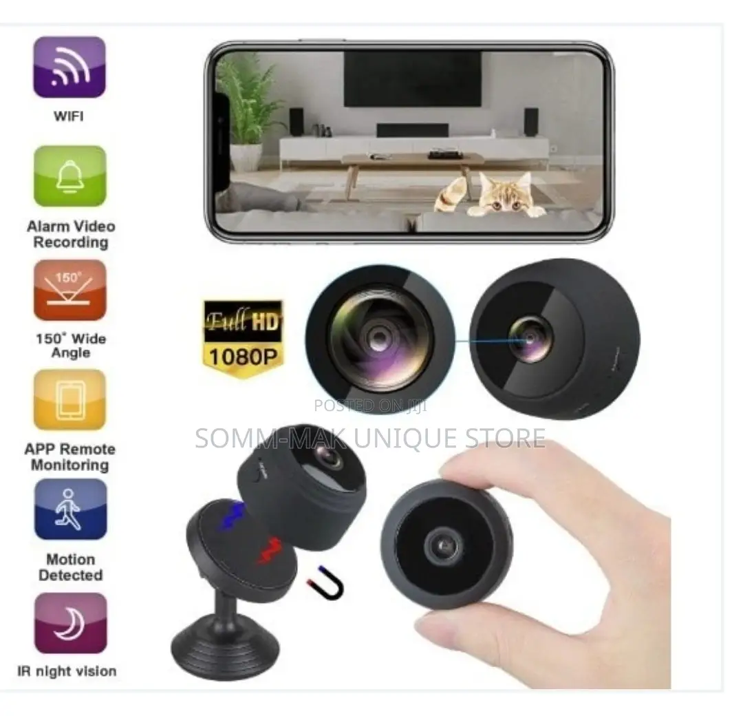 Smart Spy Wifi Hd Mini Camera With Motion Dectector