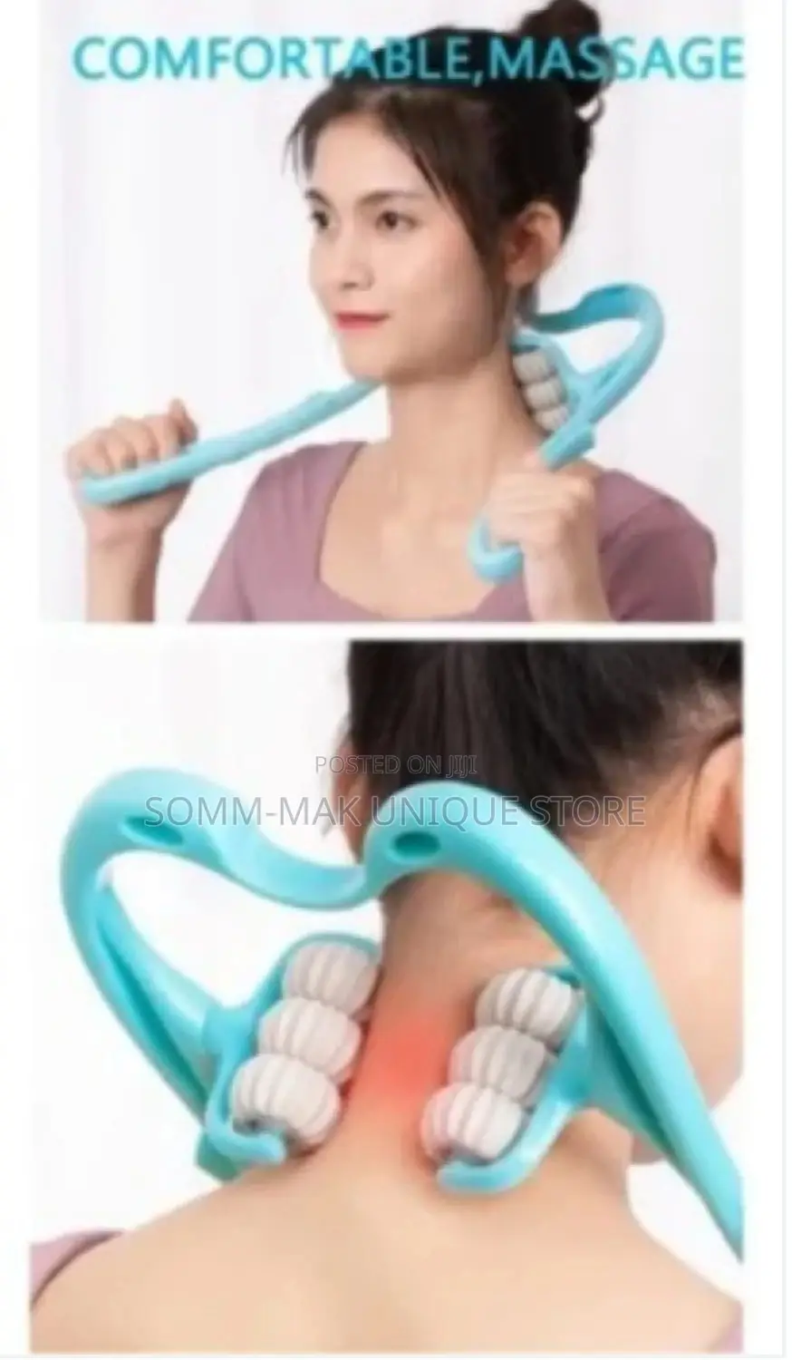 Manual Neck and Body Massager- Blue