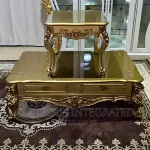 Center Table and Two Sides Stools
