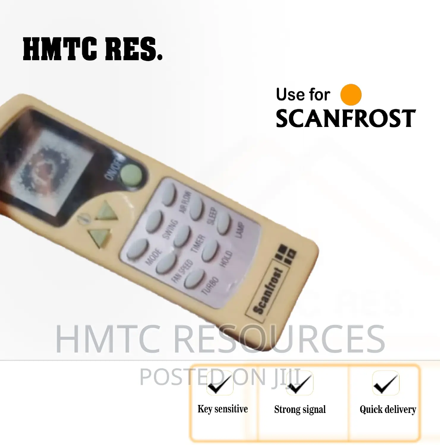 Scanfrost Split Unit Air Conditioner Remote Control