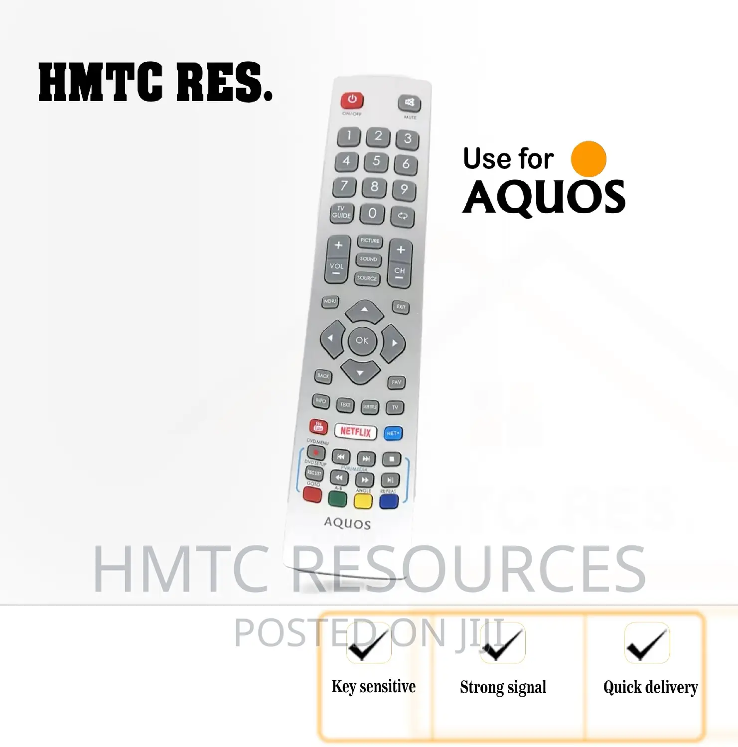 Sharp Aquos/Harman Kardan Smart Televisions Remote Control