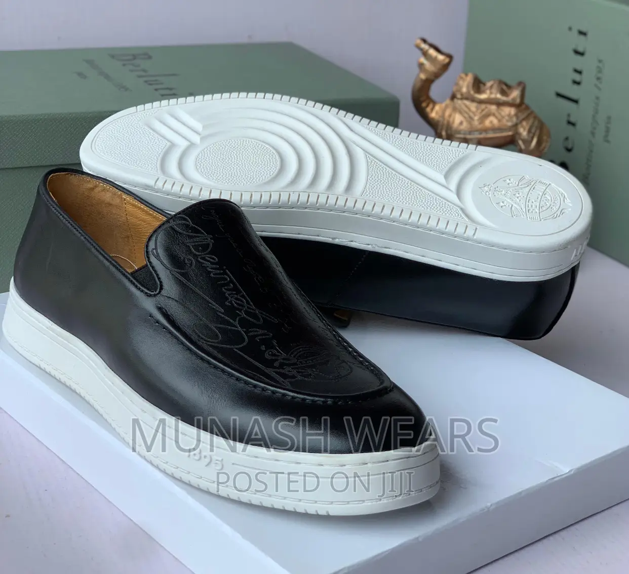 Berluti Leather Sneakers