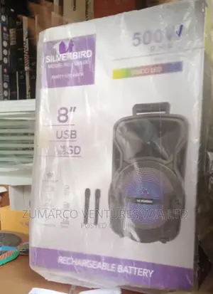 Sliver Bird 8" Public Address System.