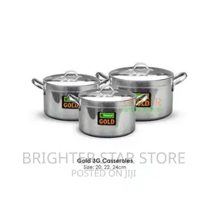Taluminium Cooking Pot Sets Cookware Set- 3 Pieces