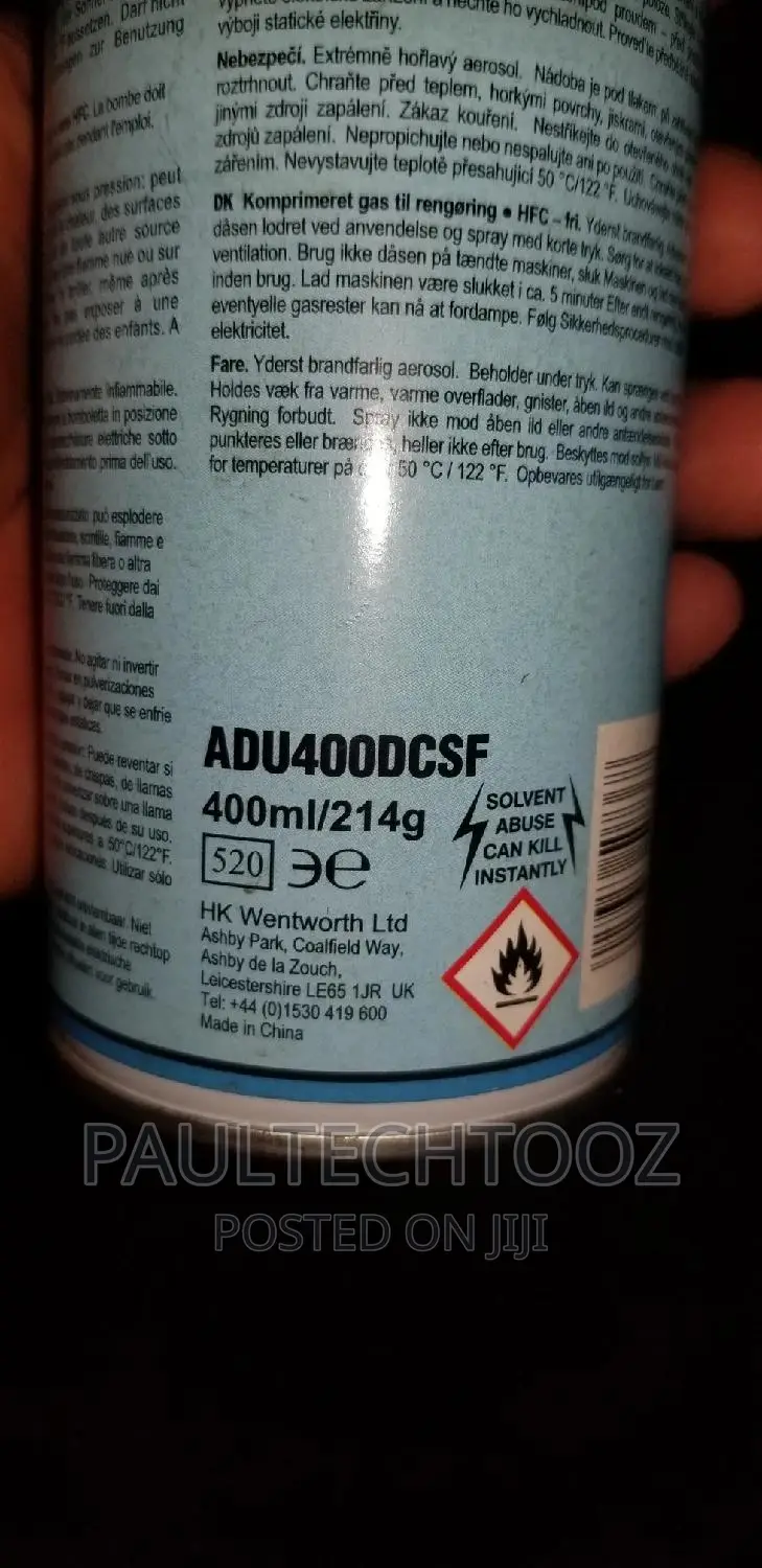 Dry Air Duster Spray