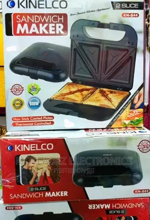 Kinelco 2 Slices Sandwich Maker/Bread Toaster