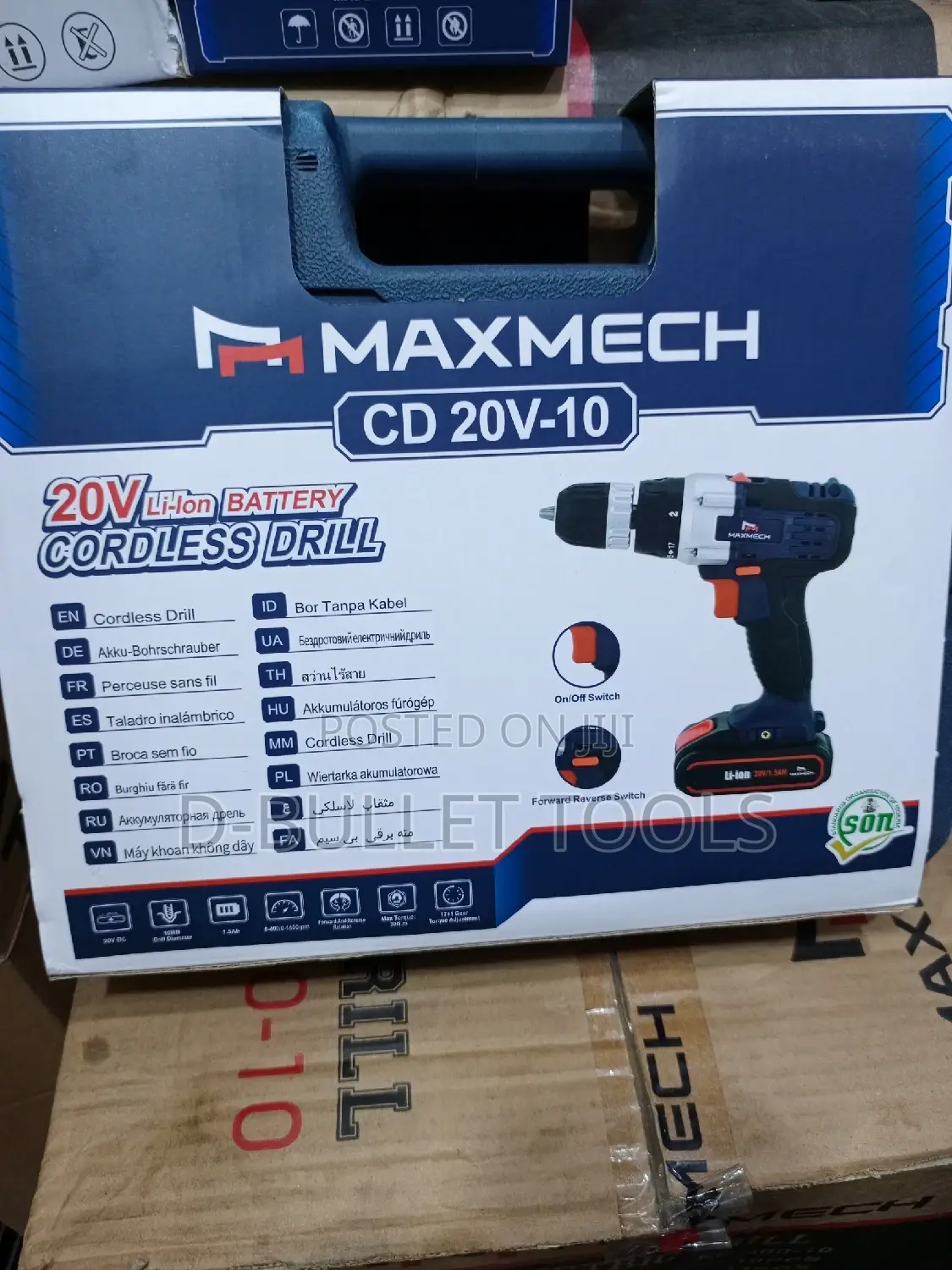 Maxmech 20v Battery Drill