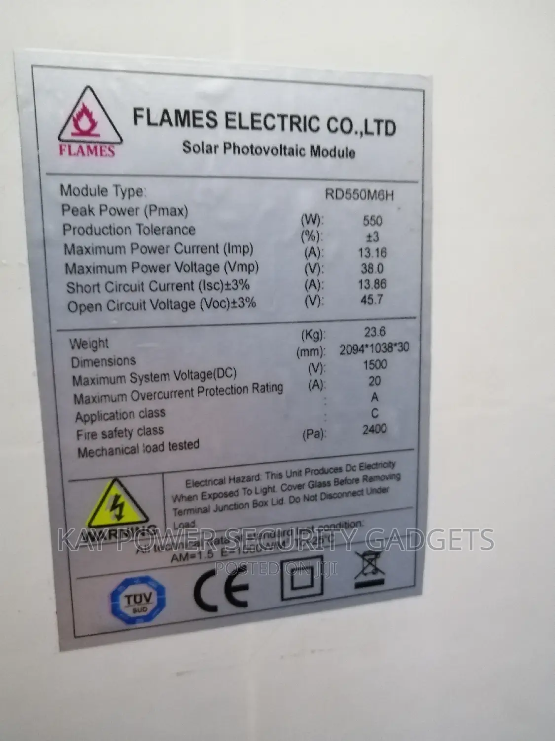 550watt Solar Panels