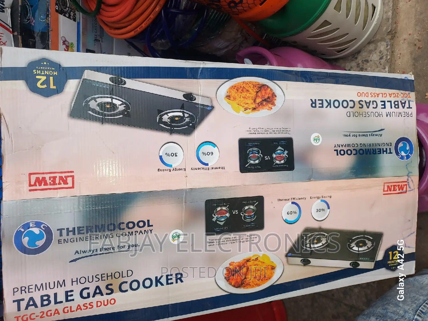 Thermocool Table Gas