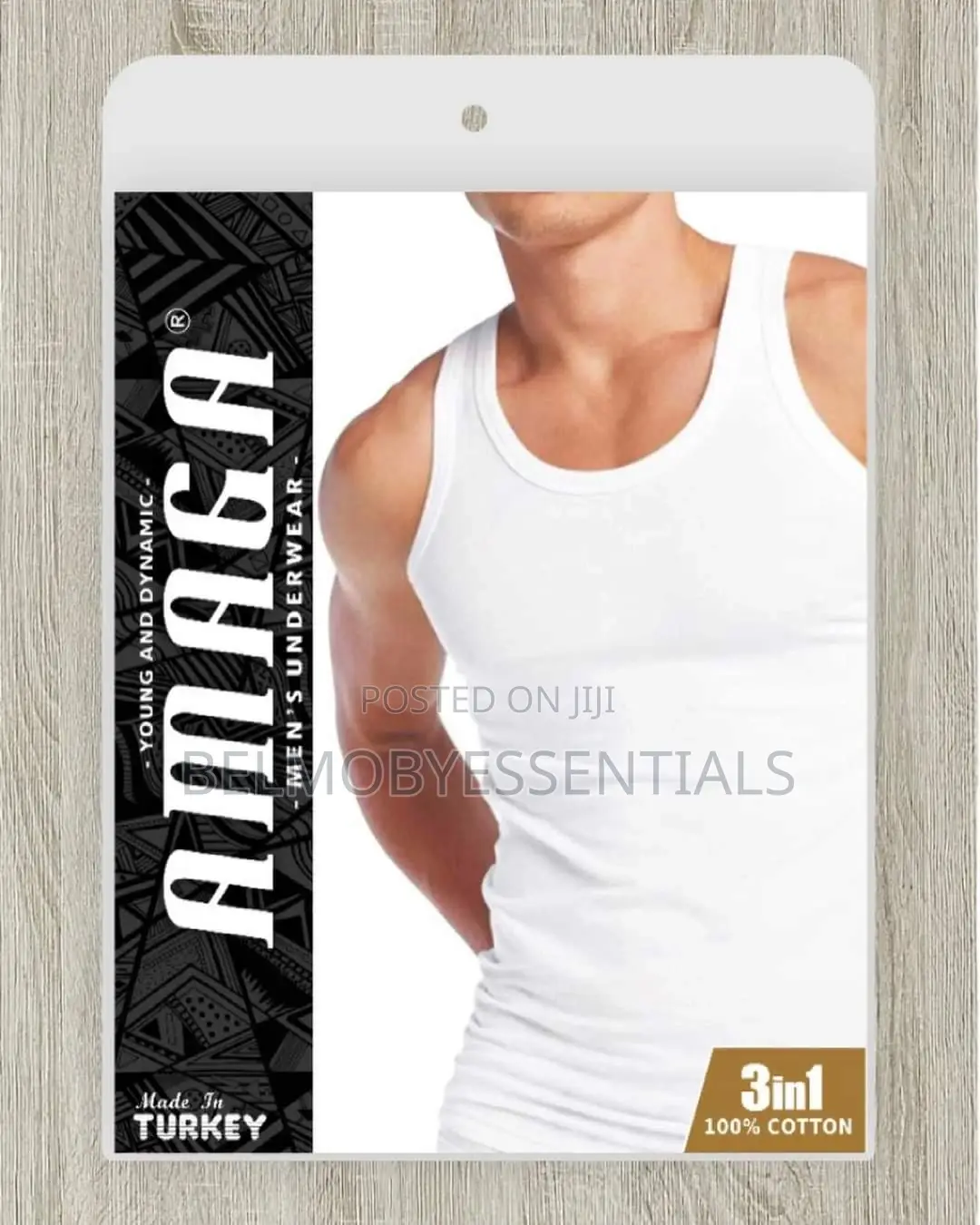 3in1premium Quality  Cotton Singlet