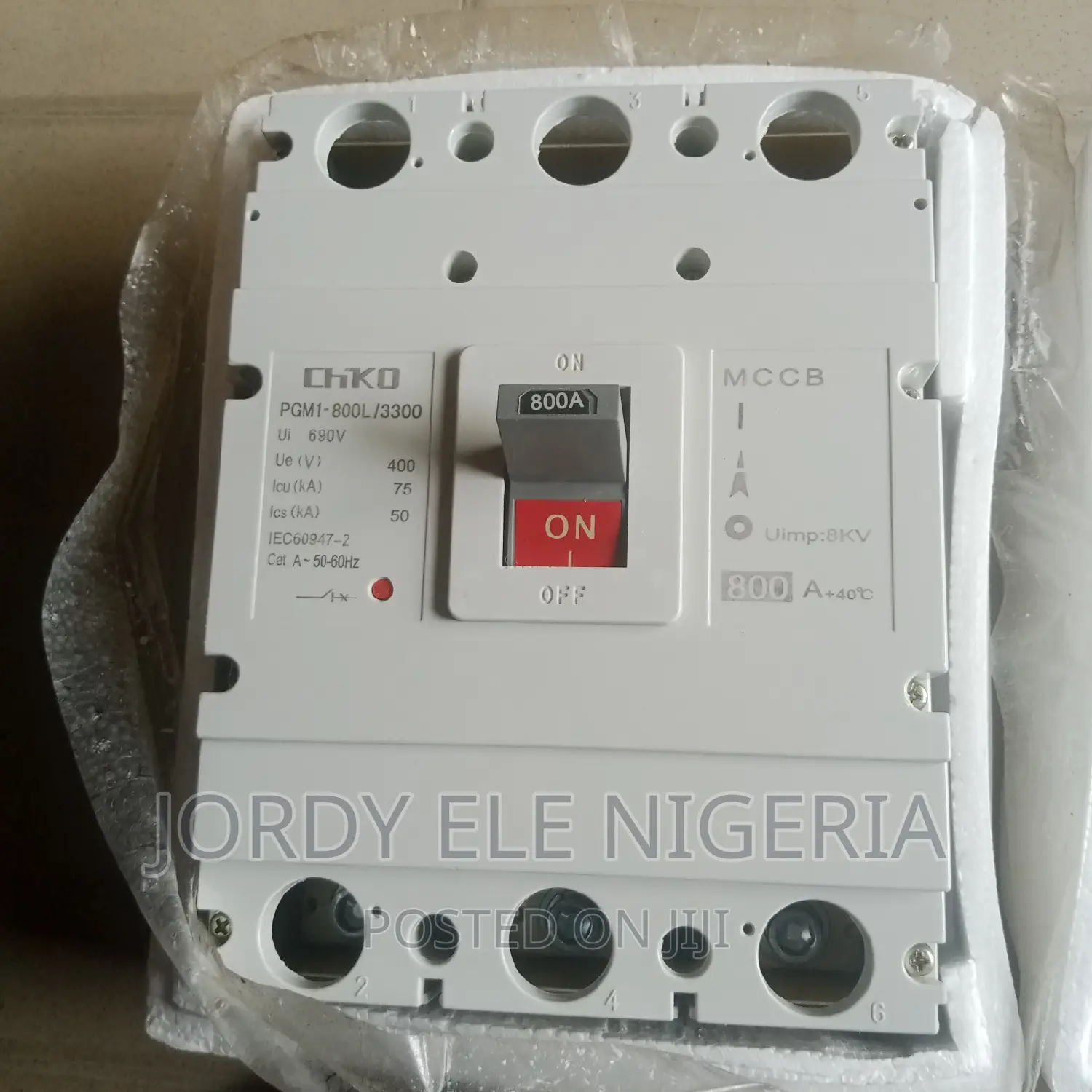 Chko McCb Breaker 800A 3pole.