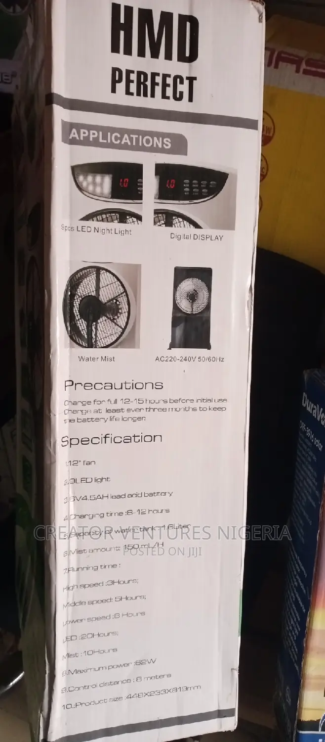 DC/AC Rechargable Air Cooler,With Oceanic Mist Water Breeze