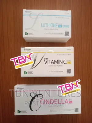 Cindella 1200mg Glutathione Skin Whitening Iv
(New Look)