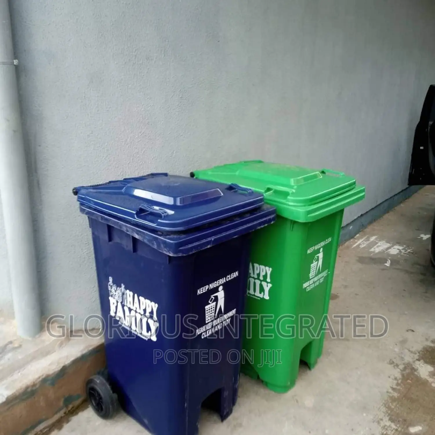 240 Litres Waste Bin With Tyre
