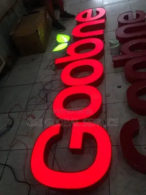 Sign, Interior and Exterior