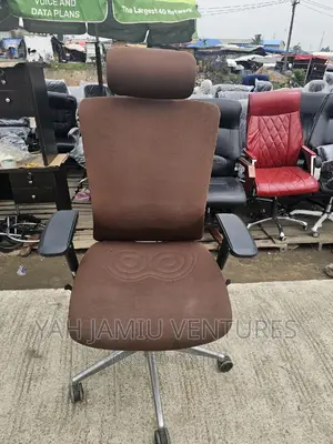 Unique Brown Fabric Chair