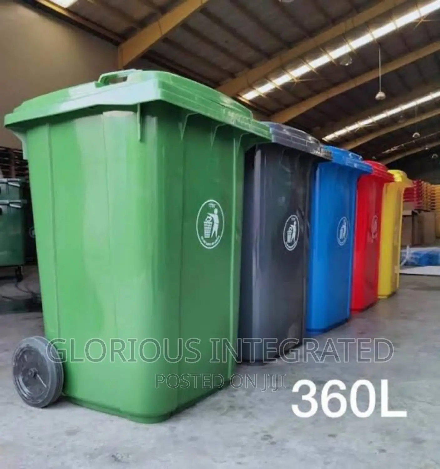 240 Litres Waste Bin With Tyre