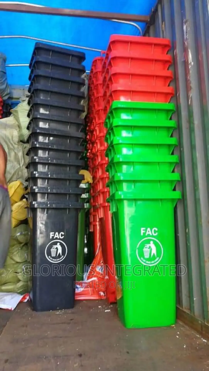240 Litres Waste Bin With Tyre