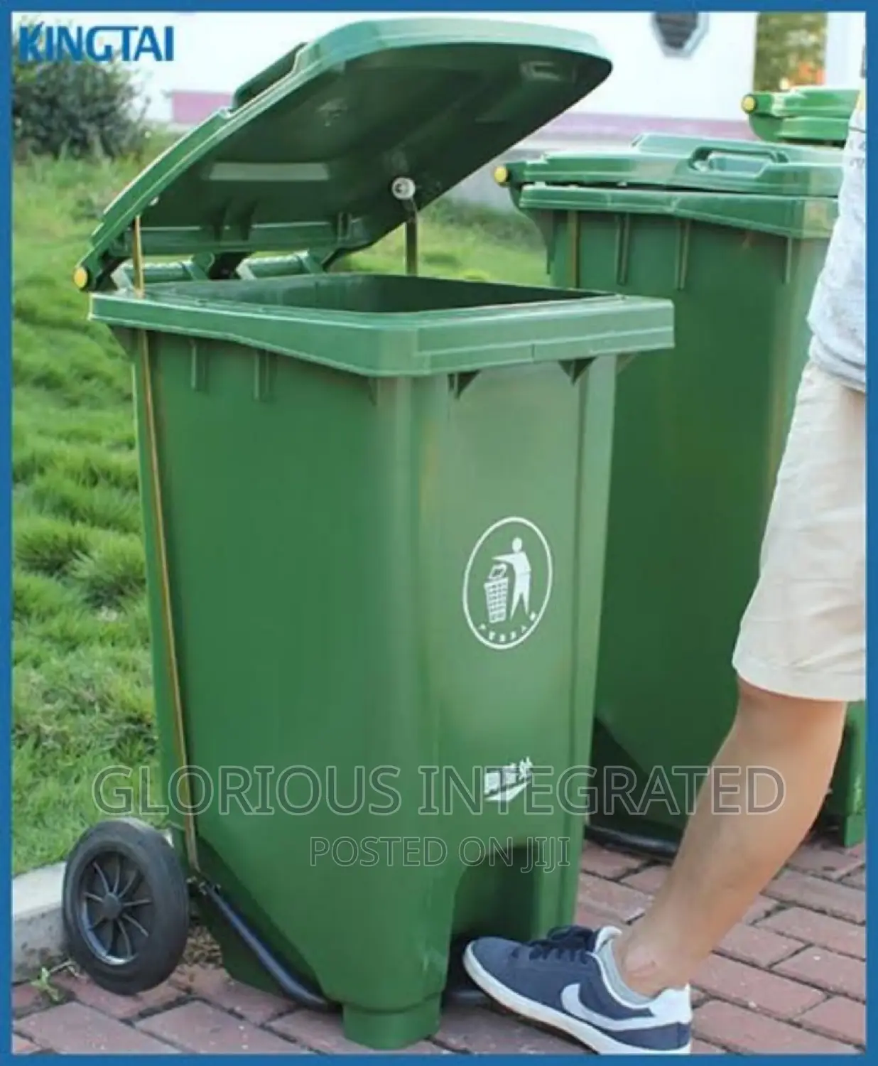 240 Litres Waste Bin With Tyre