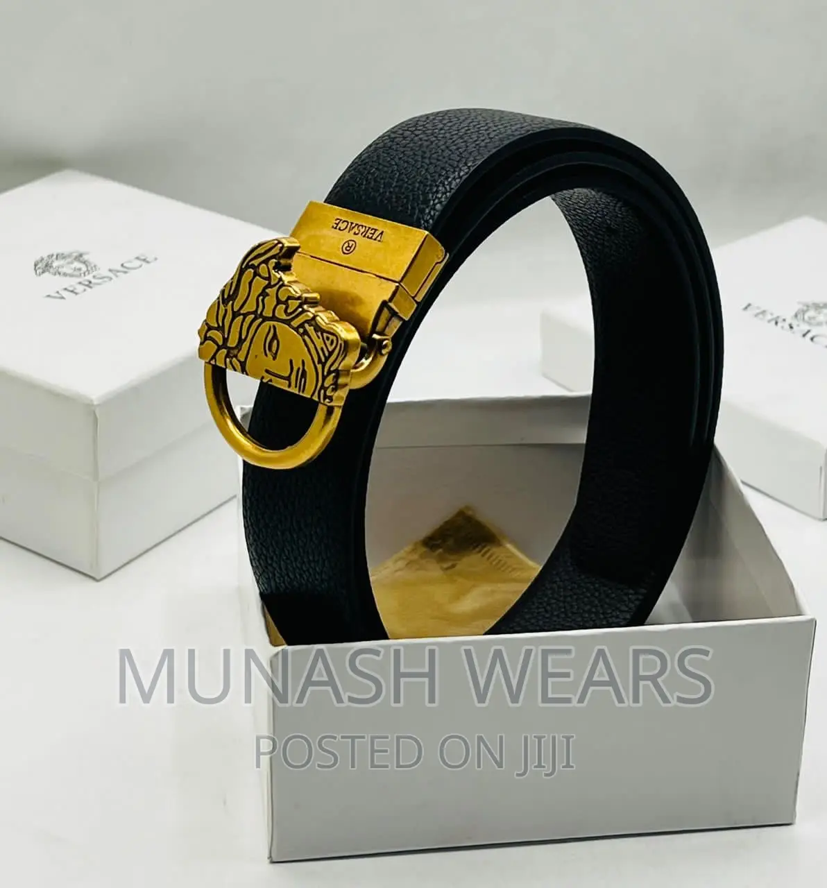 Original Versace Leather Belt