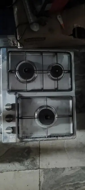 3 Burner Gas Cooker With Stainless Steel Body