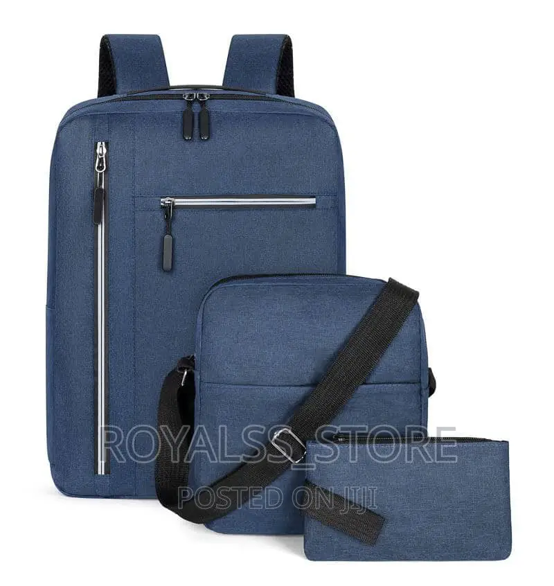 New Usb 3pcs Unisex Laptop Bag