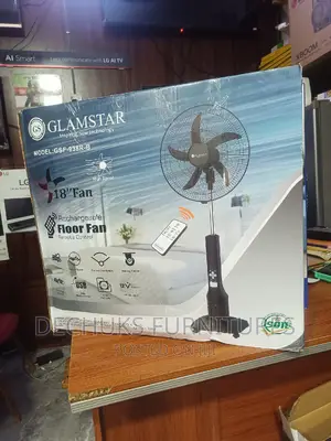 Brand New GLAMSTAR 18"Super Rechargeable Fan>>Remote Control