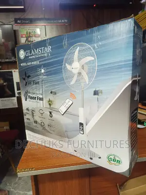 Brand New GLAMSTAR 18"Super Rechargeable Fan(Remote Control)