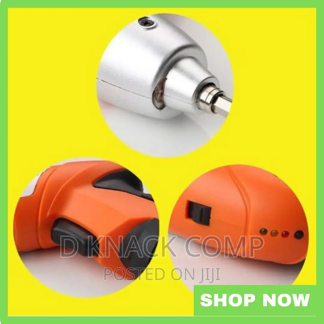 4.8V Cordless Screwdriver Drill Driver Bits Set Rechargeable