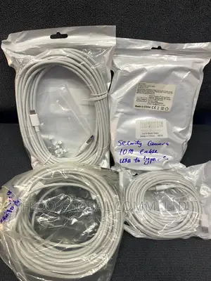 Acocobuy 10m USB C Power Cable for Security Cameras