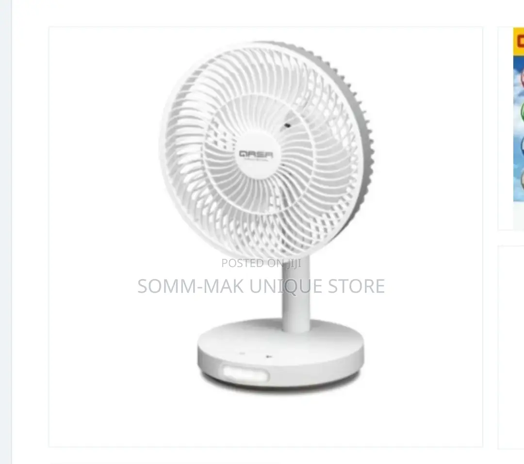 Qasa Rechargeable Table Fan - 7"