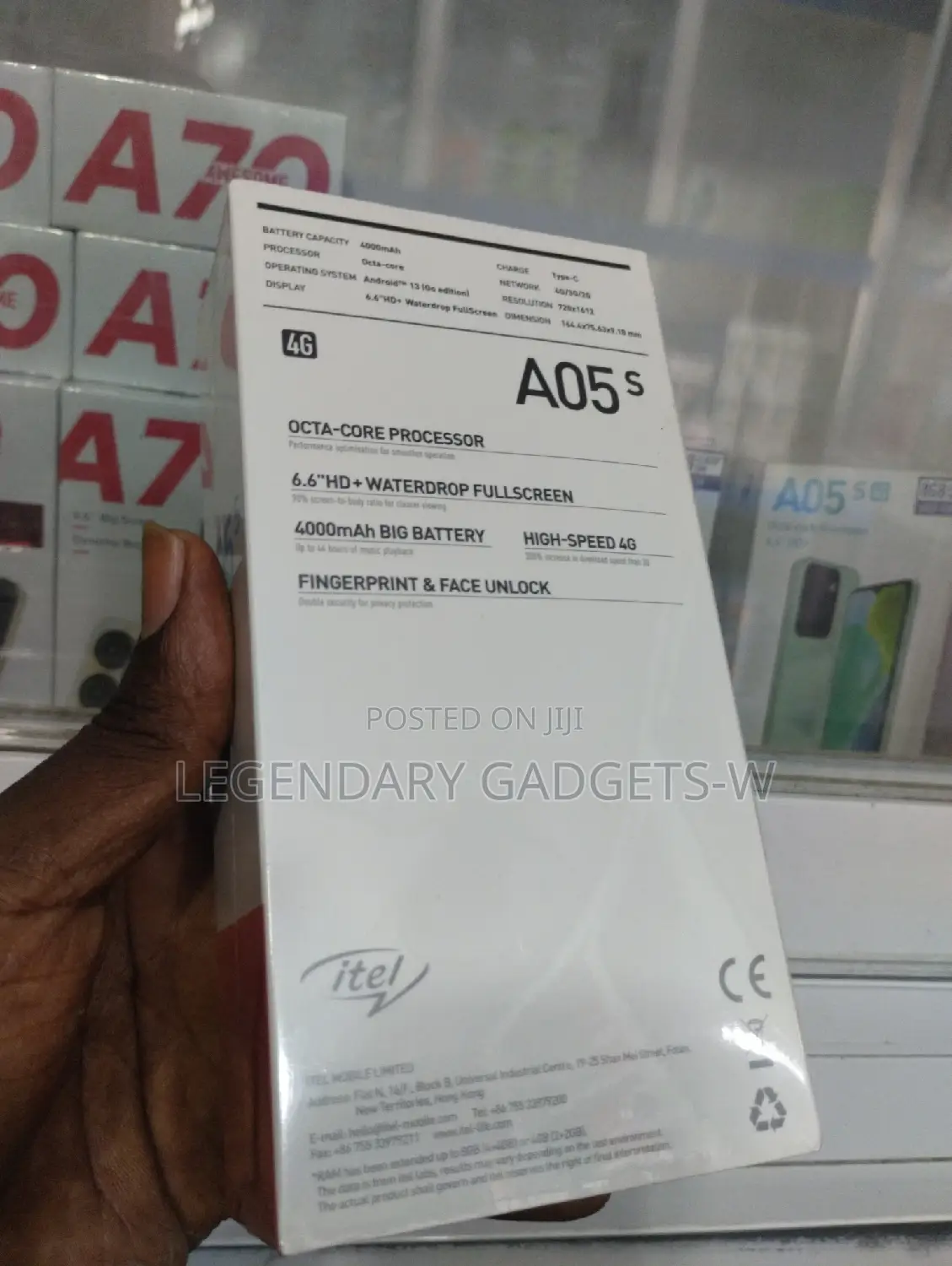 New Itel A05s 32 GB Black