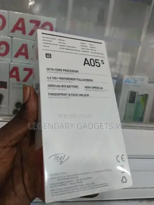 New Itel A05s 32 GB Black