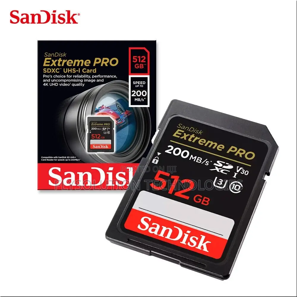 Sandisk Extreme Pro Micro Sd 512gb 200mb/S