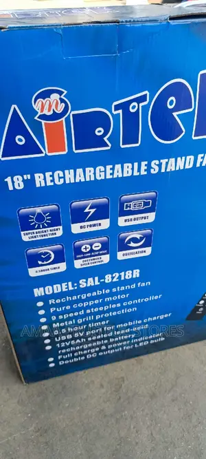 Airtek Rechargeable Fan 18"