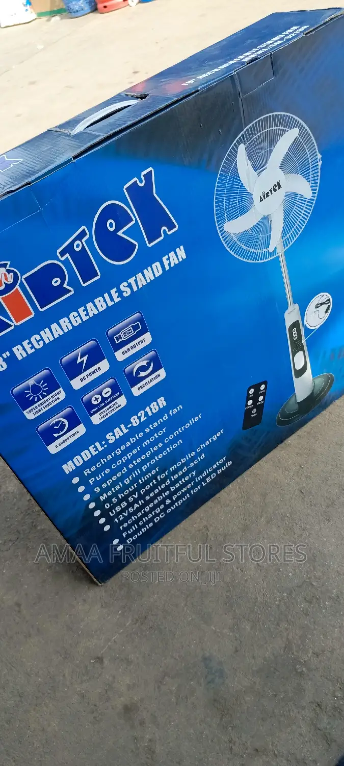 Airtek Rechargeable Fan 18"