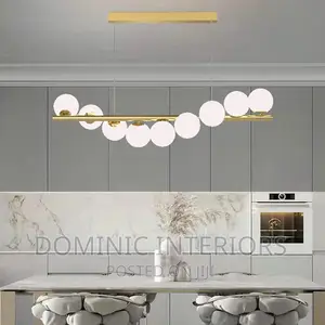 White Glass Dining Room Chandelier