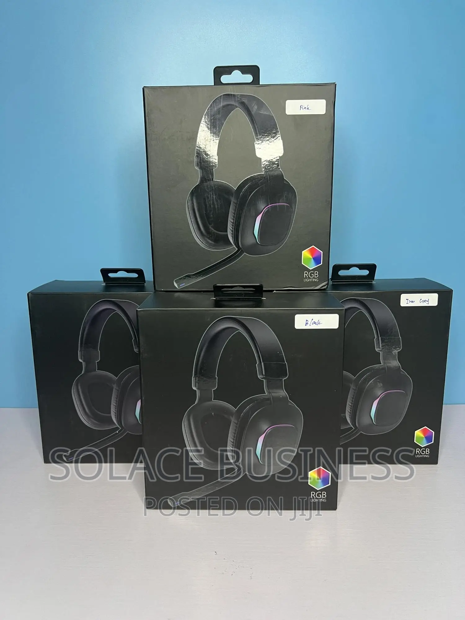 RGB Wireless Gaming Headset - Gamers Bluetooth Headphones