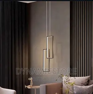 Modern Twin Rectangle Led Pendant