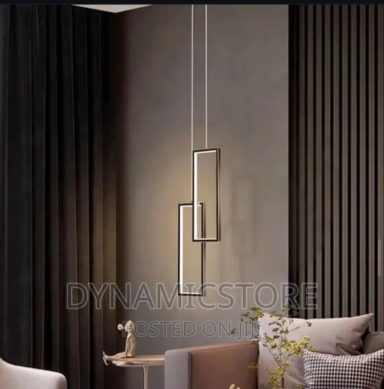 Modern Twin Rectangle Led Pendant