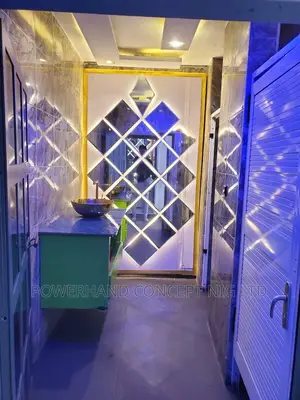 Bespoke Beveled Mirror With Light