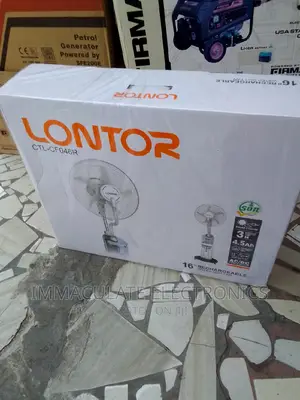 Lontor Mist Fan Rechargeable 16inches